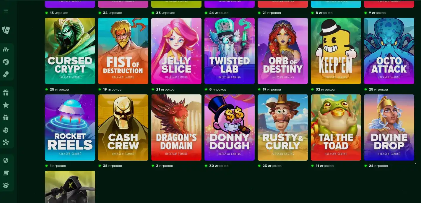 Мобильная версия Мистер Бит казино на экране смартфона